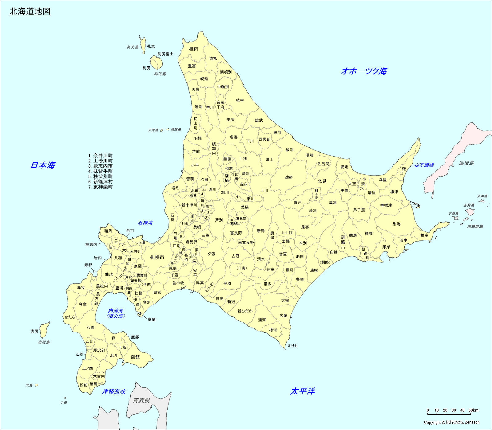 北海道地図