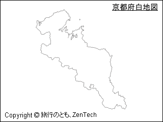 京都府 地図 旅行のとも Zentech