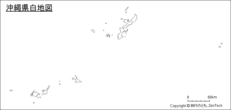 沖縄県白地図