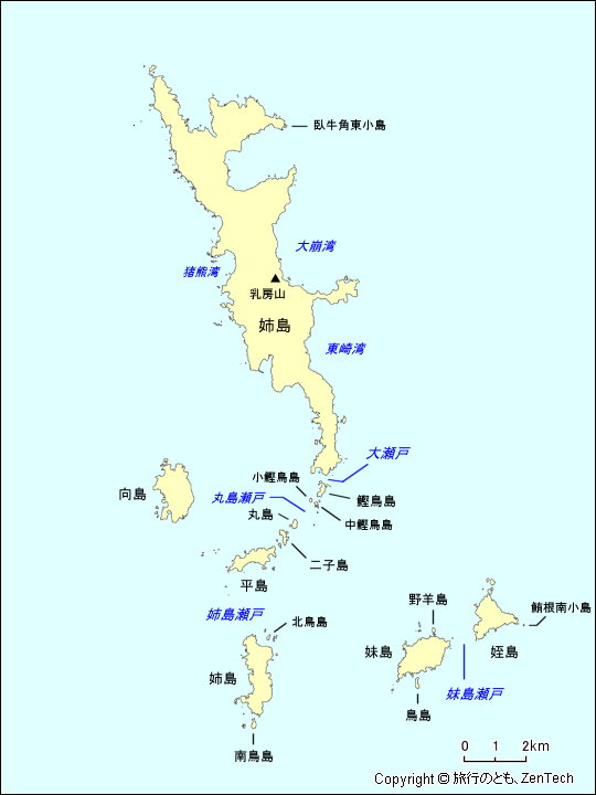 母島列島地図