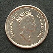 カナダ １０セント 硬貨 裏面