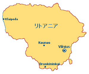 リトアニア地図