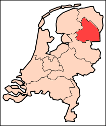 オランダ ドレンテ州地図