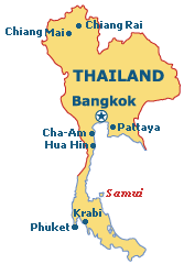 タイ地図