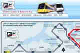 路面電車 モノレール地図