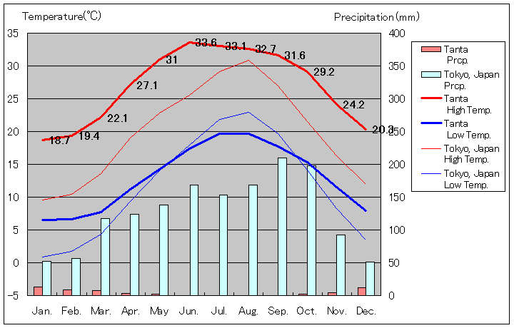タンタ気温グラフ