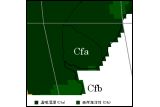 ウルグアイ気候区分地図