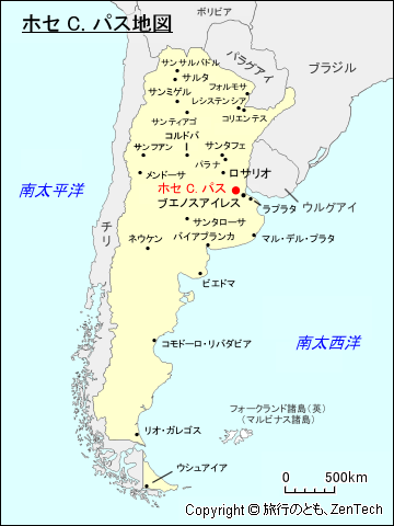 ホセ C. パス地図