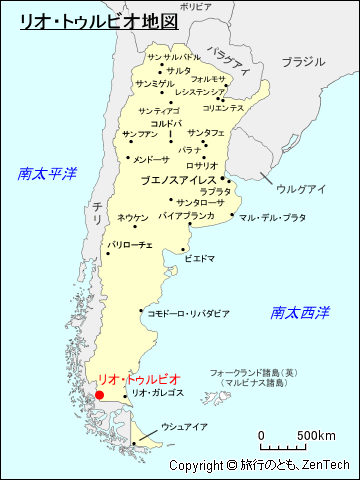 リオ・トゥルビオ地図