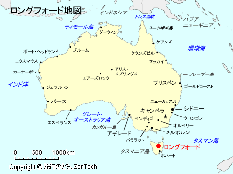 ロングフォード地図
