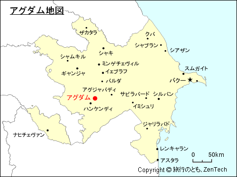 アグダム地図