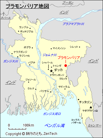ブラモンバリア地図