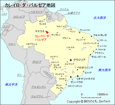 カレイロ・ダ・バルゼア地図