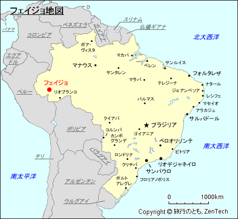 フェイジョ地図