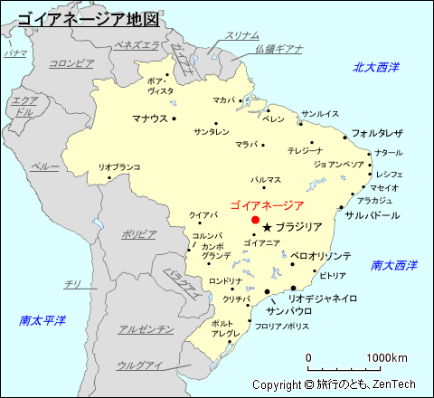 ゴイアネージア地図