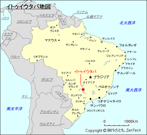 イトゥイウタバ地図