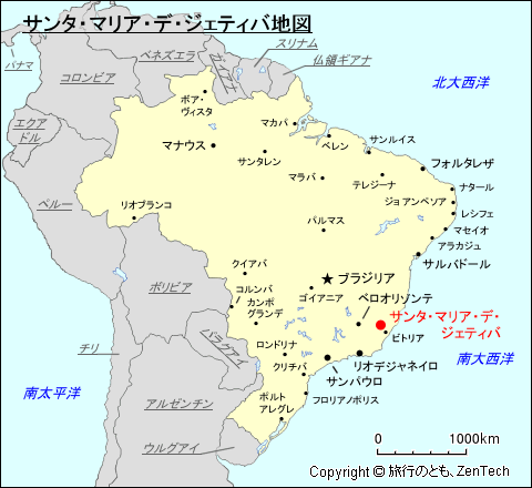 サンタ・マリア・デ・ジェティバ地図