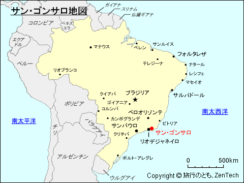サン・ゴンサロ地図