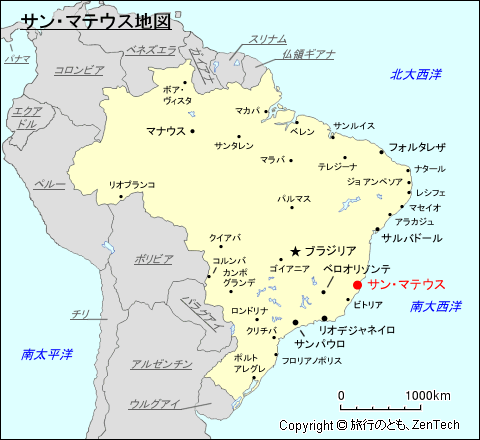 サン・マテウス地図