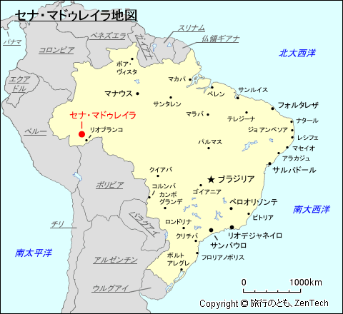 セナ・マドゥレイラ地図