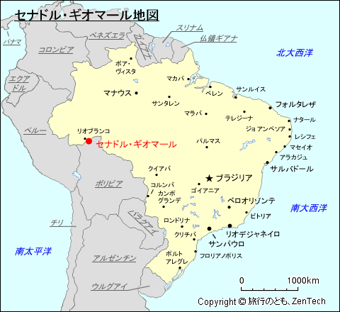 セナドル・ギオマール地図