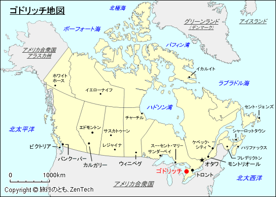 ゴドリッチ地図