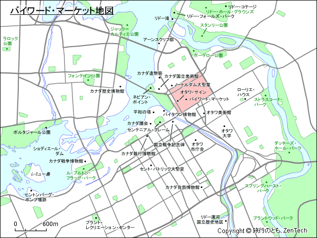 バイワード・マーケット地図