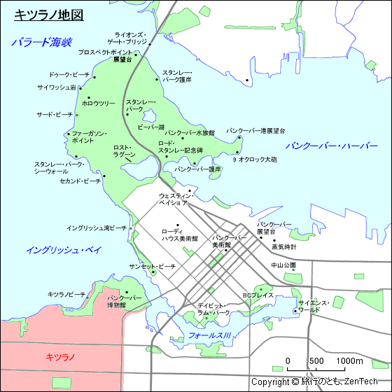 キツラノ地図