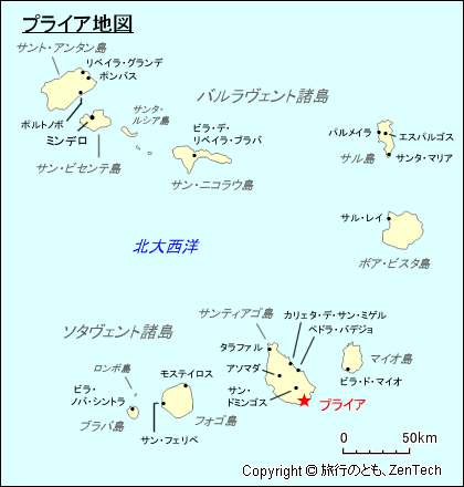 プライア地図