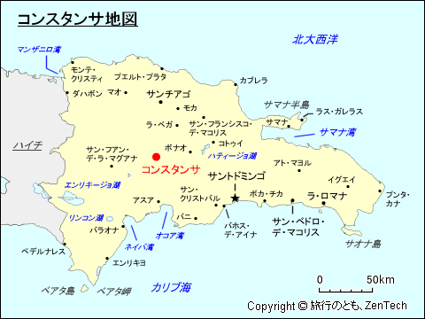 コンスタンサ地図