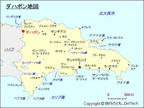 ダハボン地図