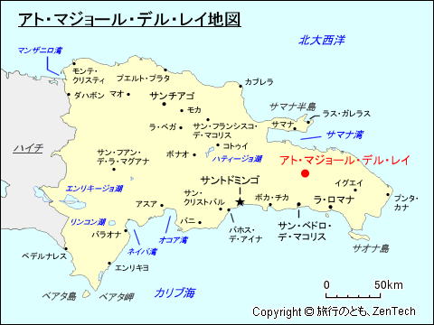 アト・マジョール・デル・レイ地図