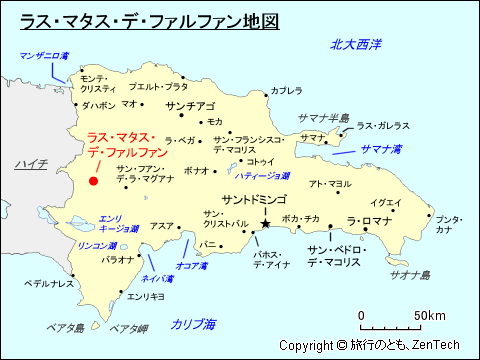 ラス・マタス・デ・ファルファン地図