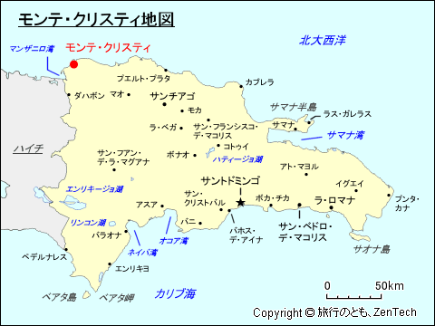 モンテ・クリスティ地図