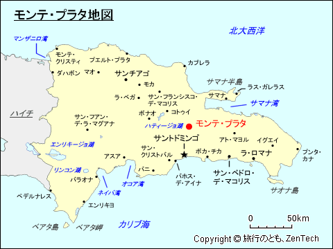 モンテ・プラタ地図