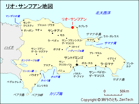 リオ・サンフアン地図