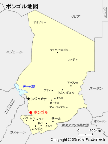 ボンゴル地図