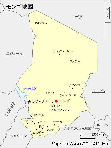 モンゴ地図