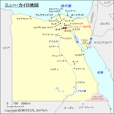 ニュー・カイロ地図