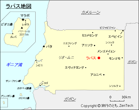 ラパス地図