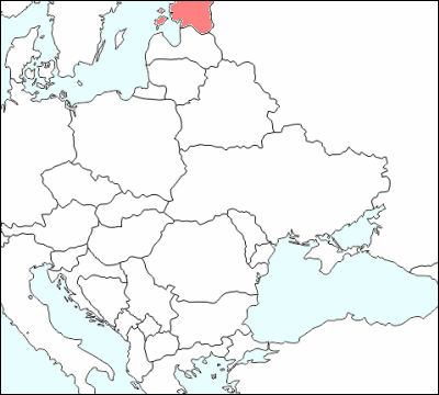 東ヨーロッパにおけるエストニアの位置