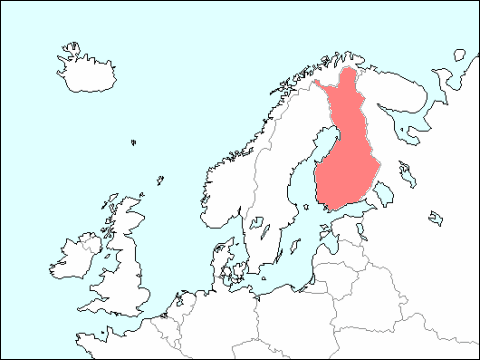 北ヨーロッパにおけるフィンランドの位置