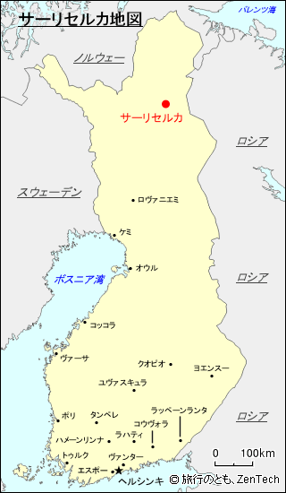 サーリセルカ地図