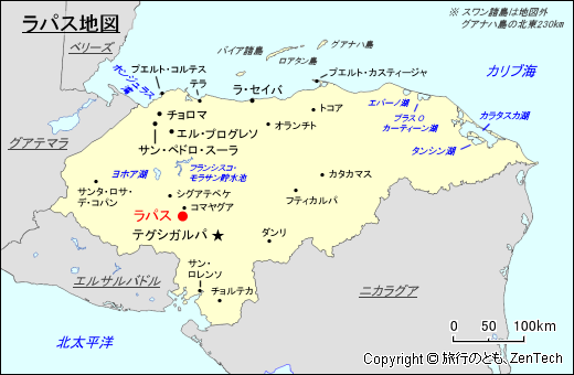ラパス地図