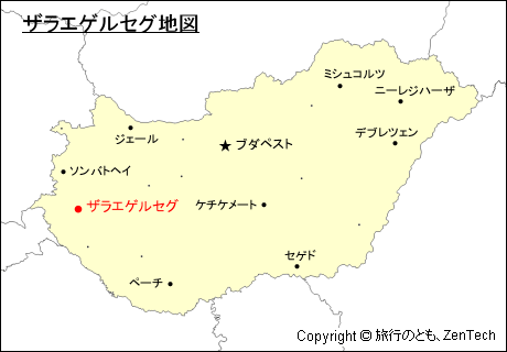 ザラエゲルセグ地図