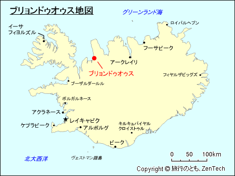 ブリョンドゥオゥス地図