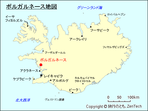 ボルガルネース地図