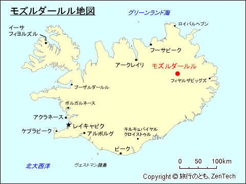 モズルダールル地図