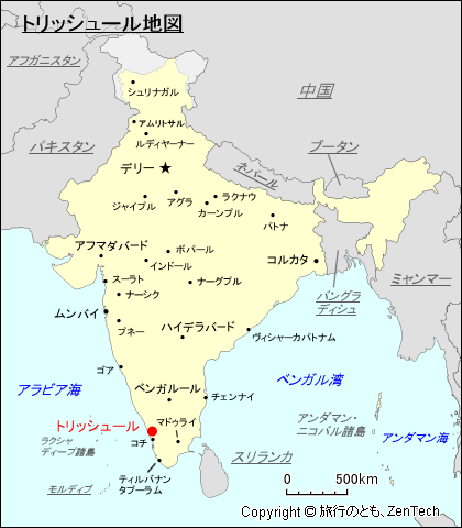 トリッシュール地図