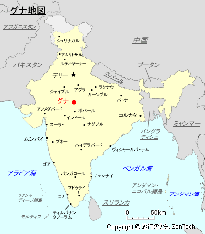 グナ地図